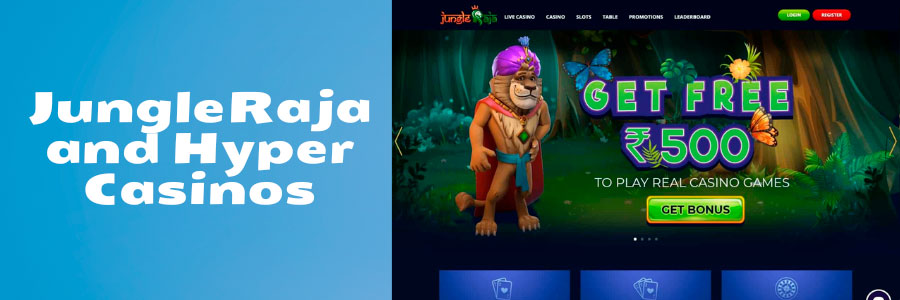 JungleRaja and Hyper online casino is a licensed platform